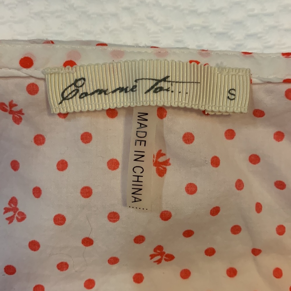 Boutique Polka Dot Sailor Top - Picture 3 of 6